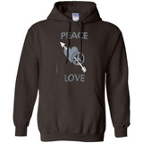 Love Moschino Man Black T-Shirt Cotton, Elastane G185 Gildan Pullover Hoodie 8 oz.