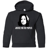 Kamala Harris Justice for the peoples t shirt G185B Gildan Youth Pullover Hoodie