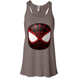 Spider man mask T Shirt B8800 Bella + Canvas Flowy Racerback Tank