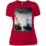 FAST AND FURIOUS 9 HOBBS AND SHAW movie poster t shirt NL3900 Next Level Ladies' Boyfriend T-Shirt