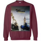 FAST AND FURIOUS 9 HOBBS AND SHAW movie poster t shirt G180 Gildan Crewneck Pullover Sweatshirt  8 oz.
