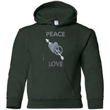 Love Moschino Man Black T-Shirt Cotton, Elastane G185B Gildan Youth Pullover Hoodie