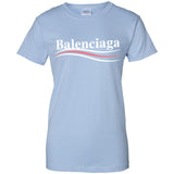 Balenciaga, Logo cotton T-shirt, Women, Black G200L Gildan Ladies' 100% Cotton T-Shirt