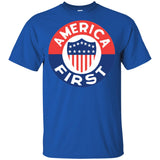 AMERICA FIRST agian! T shirt G200B Gildan Youth Ultra Cotton T-Shirt