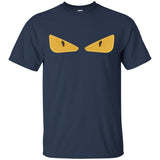 Black Fendi Monster Yellow Eyes T-Shirt 1 G200 Gildan Ultra Cotton T-Shirt