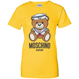 Moschino Man Azure T-Shirt Cotton G200L Gildan Ladies' 100% Cotton T-Shirt