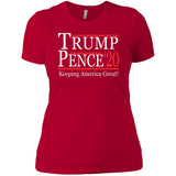 Trump pense keep America great 2020 NL3900 Next Level Ladies' Boyfriend T-Shirt