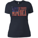 i'm American t shirt NL3900 Next Level Ladies' Boyfriend T-Shirt