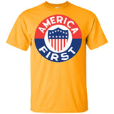 AMERICA FIRST! T shirt G200B Gildan Youth Ultra Cotton T-Shirt