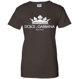 Dolce & Gabbana Men's Oversized Logo T-Shirt G200L Gildan Ladies' 100% Cotton T-Shirt