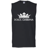 Dolce & Gabbana Black Crown Tee G270 Gildan Men's Ultra Cotton Sleeveless T-Shirt