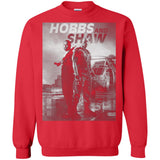 Hobbs & Shaw T-Shirt 2019 HOT Fast & Furious Presents Summer Men's Black S-5XL G180 Gildan Crewneck Pullover Sweatshirt  8 oz.