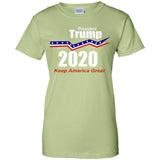President Trump keep America great 2020 G200L Gildan Ladies' 100% Cotton T-Shirt
