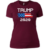donaltrump 2020 T Shirt NL3900 Next Level Ladies' Boyfriend T-Shirt