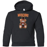 Moschino Circus Bear T-shirt Black - Black G185B Gildan Youth Pullover Hoodie