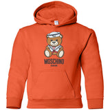 Moschino Man Azure T-Shirt Cotton G185B Gildan Youth Pullover Hoodie