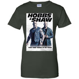 Hobbs & Shaw T-Shirt 2019 Movie HOT Fast&Furious Presents MEN-WOMEN Black-White G200L Gildan Ladies' 100% Cotton T-Shirt