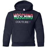 Moschino - Couture logo T-shirt - men - Cotton - 50 - Black G185B Gildan Youth Pullover Hoodie