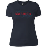 Make america great again NL3900 Next Level Ladies' Boyfriend T-Shirt