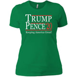 Trump pense keep America great 2020 NL3900 Next Level Ladies' Boyfriend T-Shirt