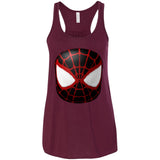 Spider man mask T Shirt B8800 Bella + Canvas Flowy Racerback Tank