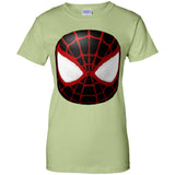 Spider man mask T Shirt G200L Gildan Ladies' 100% Cotton T-Shirt