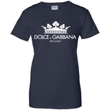 Dolce & Gabbana Men's Oversized Logo T-Shirt G200L Gildan Ladies' 100% Cotton T-Shirt