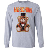 Moschino Circus Bear T-shirt Black - Black G240 Gildan LS Ultra Cotton T-Shirt