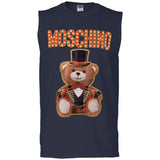 Moschino Circus Bear T-shirt Black - Black G270 Gildan Men's Ultra Cotton Sleeveless T-Shirt