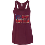 i'm American t shirt B8800 Bella + Canvas Flowy Racerback Tank