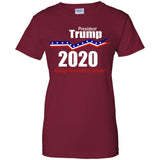 President Trump keep America great 2020 G200L Gildan Ladies' 100% Cotton T-Shirt