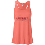 Make america great again t shirt B8800 Bella + Canvas Flowy Racerback Tank