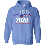 President Trump keep America great 2020 G185 Gildan Pullover Hoodie 8 oz.
