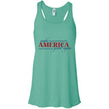 Make america great again B8800 Bella + Canvas Flowy Racerback Tank
