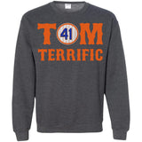 Tom Terrific Patriots t shirt G180 Gildan Crewneck Pullover Sweatshirt  8 oz.