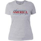 Make america great again NL3900 Next Level Ladies' Boyfriend T-Shirt