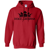 Dolce & Gabbana Crown D&G Logo Ringer Tee G185 Gildan Pullover Hoodie 8 oz.
