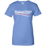 Balenciaga, Logo cotton T-shirt, Women, Black G200L Gildan Ladies' 100% Cotton T-Shirt
