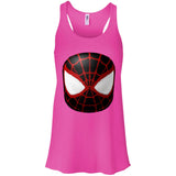 Spider man mask T Shirt B8800 Bella + Canvas Flowy Racerback Tank