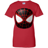Spider man mask T Shirt G200L Gildan Ladies' 100% Cotton T-Shirt