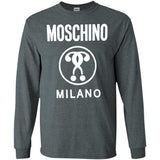 Moschino Kids - logo print T-shirt - kids - Cotton G240 Gildan LS Ultra Cotton T-Shirt