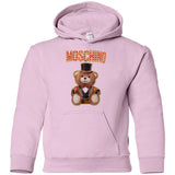 Moschino Circus Bear T-shirt Black - Black G185B Gildan Youth Pullover Hoodie