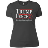 Trump pense keep America great 2020 NL3900 Next Level Ladies' Boyfriend T-Shirt