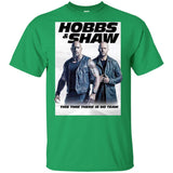 Hobbs & Shaw T-Shirt 2019 Movie HOT Fast&Furious Presents MEN-WOMEN Black-White G200B Gildan Youth Ultra Cotton T-Shirt