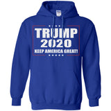 Donald Trump Keep America Great 2020 G185 Gildan Pullover Hoodie 8 oz.