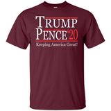 Trump pense keep America great 2020 G200B Gildan Youth Ultra Cotton T-Shirt