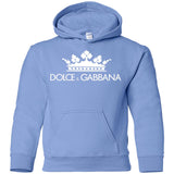 Dolce & Gabbana Black Crown Tee G185B Gildan Youth Pullover Hoodie