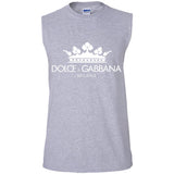 Dolce & Gabbana Men's Oversized Logo T-Shirt G270 Gildan Men's Ultra Cotton Sleeveless T-Shirt
