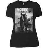 Hobbs & Shaw T-Shirt 2019 HOT Fast & Furious Presents Summer Men's Black S-5XL NL3900 Next Level Ladies' Boyfriend T-Shirt