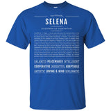 Selena  Classic Name Print t shirt G200 Gildan Ultra Cotton T-Shirt